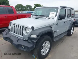 2023 Jeep Wrangler Sport with VIN 1C4HJXDG2PW508235, listed as a IAAI auction lot 42127823 with 25,069 mi miles and . Bid and sale history available at DreamBid. Image 2.