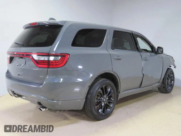 2020 Dodge Durango GT Plus with VIN 1C4RDHDG5LC130263, listed as a Copart auction lot 44403145 with 34,595 mi miles and Salvage title. Bid and sale history available at DreamBid. Image 3.