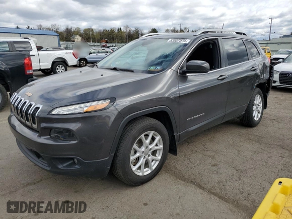2016 Jeep Cherokee Latitude with VIN 1C4PJMCS8GW294304, listed as a Copart auction lot 53087875 with 61,800 mi miles and Salvage Title. Bid and sale history available at carsss.com. Image 1.