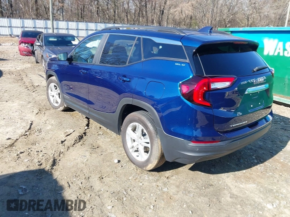 2023 GMC Terrain SLE with VIN 3GKALMEG0PL176959, listed as a IAAI auction lot 41730284 with 12,433 mi miles. Bid and sale history available at carsss.com. Image 3.