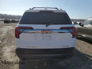 2020 GMC Acadia AT4 with VIN 1GKKNLLS1LZ144105, listed as a Copart auction lot 50167755 with 107,387 mi miles and Salvage title. Bid and sale history available at DreamBid. Image 6.