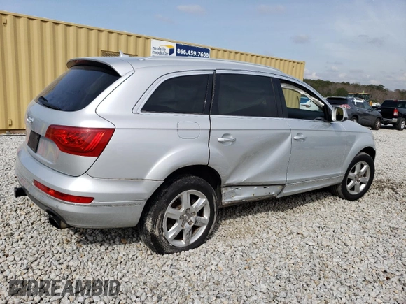 2013 Audi Q7 3.0T Premium Plus with VIN WA1LGAFEXDD006804, listed as a Copart auction lot 48633745 with 160,224 mi miles and Salvage Title. Bid and sale history available at carsss.com. Image 3.