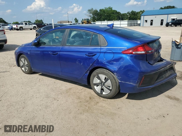 2019 Hyundai Ioniq Blue with VIN KMHC65LCXKU116568, listed as a Copart auction lot 62124295 with 93,204 mi miles and Salvage title. Bid and sale history available at DreamBid. Image 2.