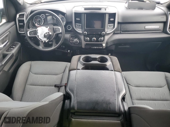 2023 Ram 1500 Big Horn with VIN 1C6SRFBT2PN549406, listed as a Copart auction lot 68813724 with 19,058 mi miles and Salvage Title. Bid and sale history available at carsss.com. Image 8.