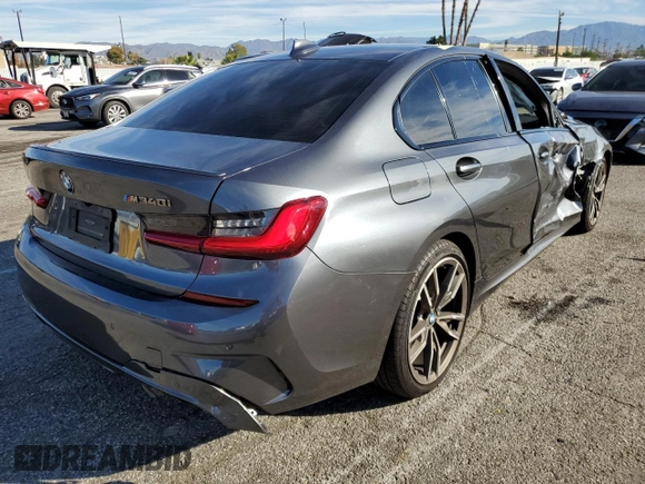 2020 BMW 3 Series M340i with VIN WBA5U7C02LAF54041, listed as a Copart auction lot 66957702 with 34,812 mi miles and . Bid and sale history available at DreamBid. Image 4.