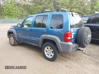 2003 Jeep Liberty Sport with VIN 1J4GL48K23W685486, listed as a IAAI auction lot 42094185 with 156,690 mi miles. Bid and sale history available at carsss.com. Image 3.