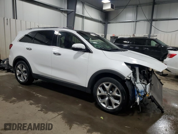 2019 Kia Sorento EX Sport V6 with VIN 5XYPH4A57KG610547, listed as a Copart auction lot 89099865 with 41,738 mi miles and Salvage Title. Bid and sale history available at carsss.com. Image 4.