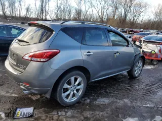 2014 Nissan Murano SL with VIN JN8AZ1MW3EW527618, listed as a Copart auction lot 43048765 with 106,692 mi miles and Salvage Title. Bid and sale history available at carsss.com. Image 3.