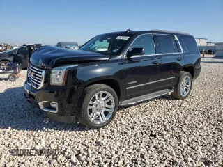 2019 GMC Yukon SLT with VIN 1GKS2BKC5KR194839, listed as a Copart auction lot 45639865 with 86,586 mi miles and Salvage Title. Bid and sale history available at carsss.com. Image 1.