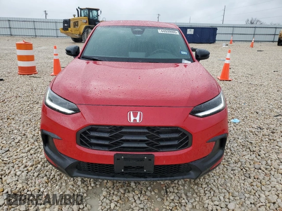 2024 Honda HR-V Sport with VIN 3CZRZ1H58RM756893, listed as a Copart auction lot 44939995 with 7,088 mi miles and Salvage Title. Bid and sale history available at DreamBid. Image 5.