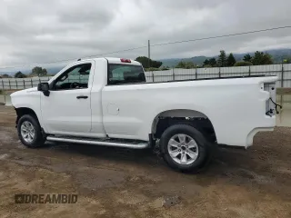 2024 Chevrolet Silverado 1500 Work Truck with VIN 3GCNAAED3RG341129, listed as a Copart auction lot 50421585 with 6,627 mi miles and Clean Title. Bid and sale history available at carsss.com. Image 2.
