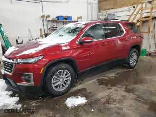 2023 Chevrolet Traverse LT Cloth with VIN 1GNEVGKW5PJ135178, listed as a Copart auction lot 44572535 with 54,727 mi miles and Salvage Title. Bid and sale history available at carsss.com. Image 1.