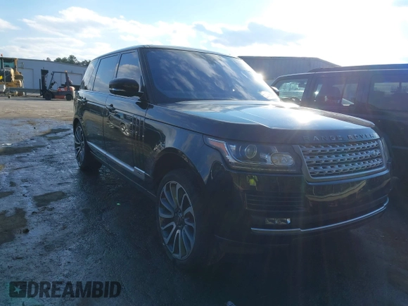 2016 Land Rover Range Rover Supercharged with VIN SALGS3EF7GA269519, listed as a IAAI auction lot 41395262 with 81,614 mi miles and . Bid and sale history available at DreamBid. Image 1.