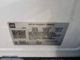 2024 Buick Encore GX Sport Touring with VIN KL4AMDSL6RB089625, listed as a Copart auction lot 52916915 with 15,980 mi miles and Clean Title. Bid and sale history available at carsss.com. Image 13.