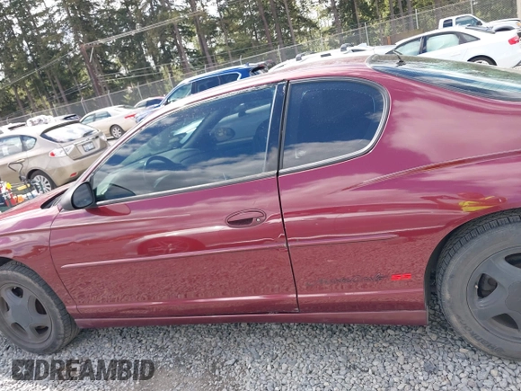 2001 Chevrolet Monte Carlo SS with VIN 2G1WX15K819340583, listed as a IAAI auction lot 42079082 with 123,213 mi miles. Bid and sale history available at carsss.com. Image 15.