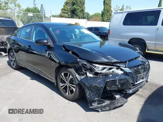 2020 Nissan Sentra SV with VIN 3N1AB8CVXLY217279, listed as a IAAI auction lot 42500918 with 42,538 mi miles and . Bid and sale history available at DreamBid. Image 1.