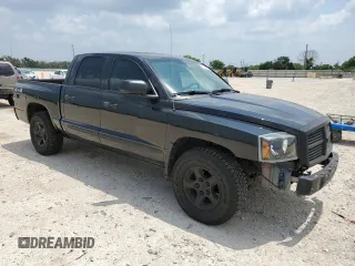 2007 Dodge Dakota SLT with VIN 1D7HW48K97S129325, listed as a Copart auction lot 55304415 with 125,506 mi miles and Clean Title. Bid and sale history available at carsss.com. Image 4.