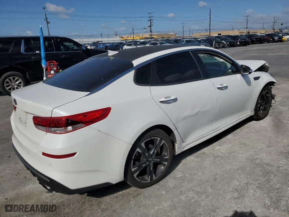 2019 Kia Optima S with VIN 5XXGT4L33KG333765, listed as a Copart auction lot 51657485 with 79,986 mi miles and Salvage Title. Bid and sale history available at carsss.com. Image 3.