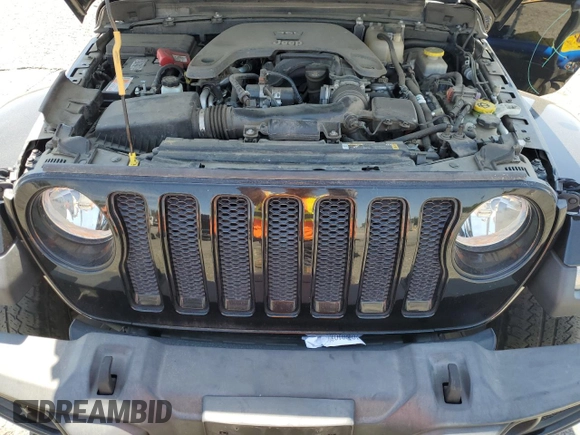 2021 Jeep Wrangler Unlimited Sahara с VIN 1C4HJXEG5MW731203, выставлен на аукционе Copart как лот 58005355 с пробегом 57 559 миль миль и Списание • Salvage title. История ставок и продаж доступна на DreamBid. Изображение 12.