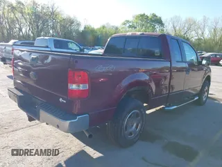2006 Ford F-150 STX with VIN 1FTRX14W26KB61678, listed as a IAAI auction lot 42043784 with 134,451 mi miles. Bid and sale history available at carsss.com. Image 4.