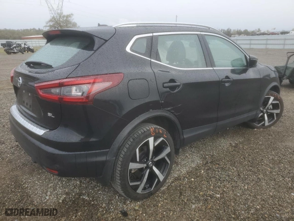 2022 Nissan Rogue Sport SL with VIN JN1BJ1CV2NW348358, listed as a Copart auction lot 50233335 with 52,988 mi miles and Salvage Title. Bid and sale history available at carsss.com. Image 3.
