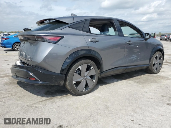 2024 Nissan ARIYA Platinum+ with VIN JN1DF0CD2RM740057, listed as a Copart auction lot 51851075 with 1,168 mi miles and Salvage title. Bid and sale history available at DreamBid. Image 3.
