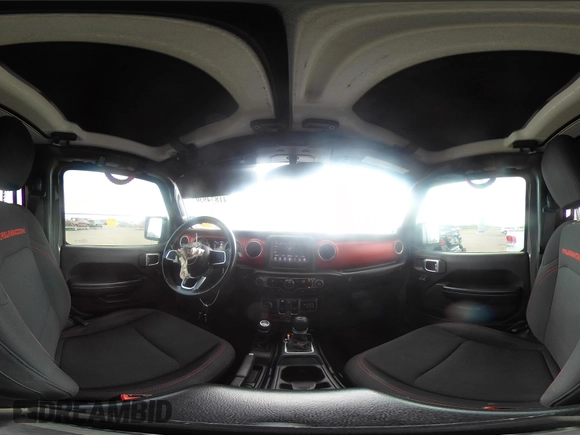 2020 Jeep Wrangler Unlimited Rubicon z VIN 1C4HJXFG7LW193665, wystawiony jako IAAI lot #41874930 z przebiegiem 58 884 mil mil oraz . Historia ofert i sprzedaży dostępna na DreamBid. Obrazek 18.