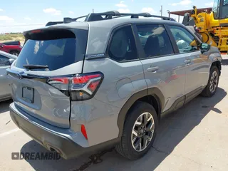 2025 Subaru Forester Premium with VIN JF2SLDBC8SH485167, listed as a IAAI auction lot 42202366 with 4,707 mi miles and . Bid and sale history available at DreamBid. Image 4.