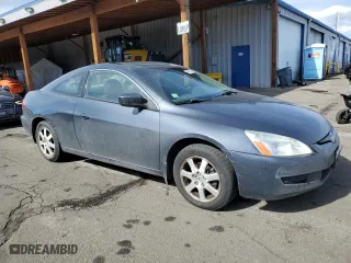 2005 Honda Accord Cpe LX V6 SE with VIN 1HGCM82485A016563, listed as a Copart auction lot 46182185 with 205,572 mi miles and Non Repairable. Bid and sale history available at carsss.com. Image 4.