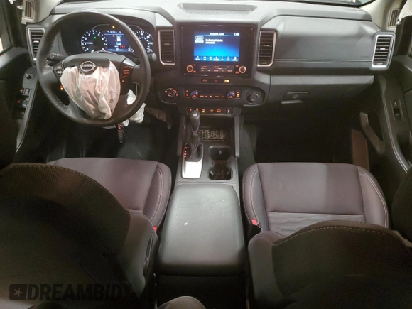 2023 Nissan Frontier SV with VIN 1N6ED1FK3PN637239, listed as a Copart auction lot 49469965 with 17,570 mi miles and Salvage title. Bid and sale history available at DreamBid. Image 8.