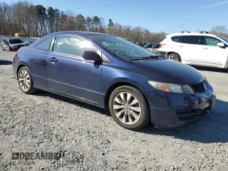 2011 Honda Civic Cpe EX with VIN 2HGFG1B86BH510402, listed as a Copart auction lot 43809325 with 194,931 mi miles and Salvage Title. Bid and sale history available at carsss.com. Image 4.