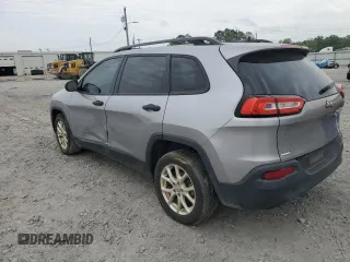 2017 Jeep Cherokee Sport with VIN 1C4PJLAB0HW586110, listed as a Copart auction lot 54617155 with 106,597 mi miles and Clean Title. Bid and sale history available at carsss.com. Image 2.