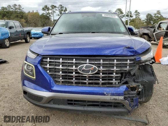 2023 Hyundai Venue Limited with VIN KMHRC8A37PU224340, listed as a Copart auction lot 49255025 with 75,994 mi miles and Salvage Title. Bid and sale history available at DreamBid. Image 5.