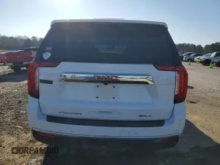 2021 GMC Yukon XL SLT with VIN 1GKS1GKD3MR317310, listed as a Copart auction lot 86369064 with 131,881 mi miles and Salvage Title. Bid and sale history available at carsss.com. Image 6.