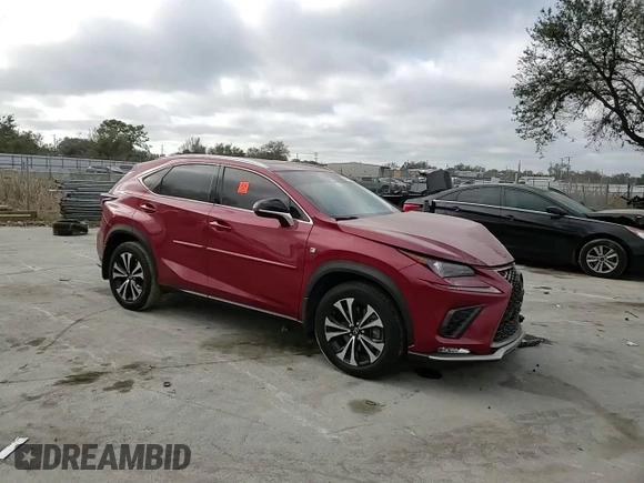 2020 Lexus NX with VIN JTJSARDZ8L5011464, listed as a Copart auction lot 44182665 with 45,620 mi miles and Salvage Title. Bid and sale history available at carsss.com. Image 12.