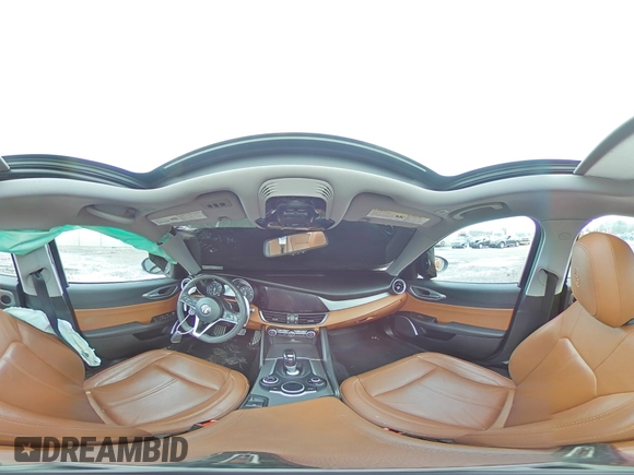 2018 Alfa Romeo Giulia with VIN ZARFAEDN3J7567151, listed as a Copart auction lot 85385364 with Not provided miles and Salvage title. Bid and sale history available at DreamBid. Image 12.