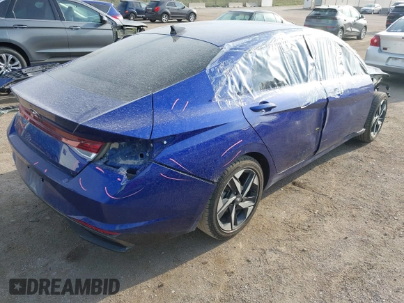 2022 Hyundai Elantra SEL z VIN KMHLN4AG9NU337327, wystawiony jako IAAI lot #41988122 z przebiegiem 63 137 mil mil oraz . Historia ofert i sprzedaży dostępna na DreamBid. Obrazek 4.