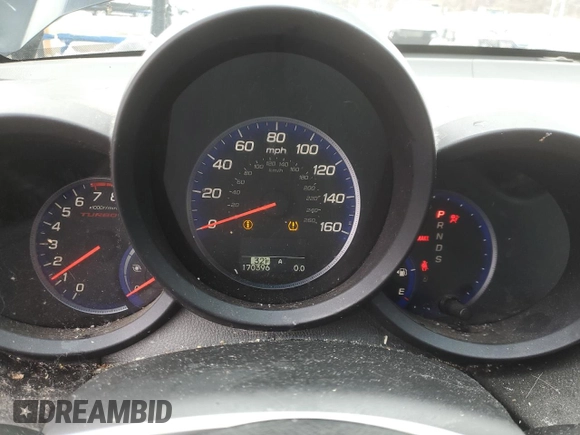 2010 Acura RDX with VIN 5J8TB1H29AA002880, listed as a Copart auction lot 44302955 with 170,396 mi miles and Salvage Title. Bid and sale history available at carsss.com. Image 9.