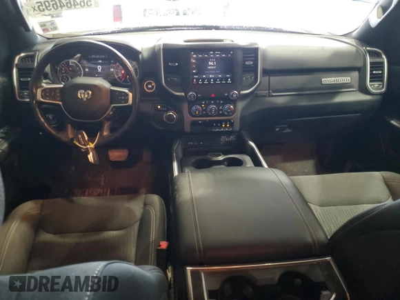 2019 Ram 1500 Big Horn z VIN 1C6RREFT5KN684441, wystawiony jako Copart lot #56464695 z przebiegiem 94 403 mil mil oraz Szkoda całkowita • Salvage title. Historia ofert i sprzedaży dostępna na DreamBid. Obrazek 8.