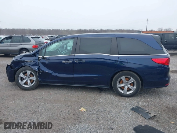 2020 Honda Odyssey EX-L with VIN 5FNRL6H70LB055122, listed as a IAAI auction lot 41620219 with 129,582 mi miles. Bid and sale history available at carsss.com. Image 14.
