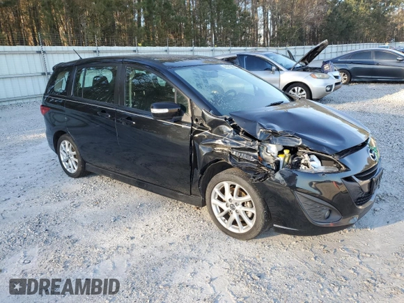 2015 Mazda 5 Touring with VIN JM1CW2CL4F0182937, listed as a Copart auction lot 46081245 with 172,235 mi miles and Salvage Title. Bid and sale history available at carsss.com. Image 4.