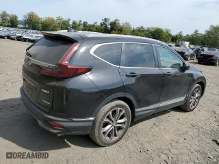 2021 Honda CR-V Touring with VIN 2HKRW2H90MH627553, listed as a Copart auction lot 71740064 with 35,344 mi miles and Salvage Title. Bid and sale history available at carsss.com. Image 3.