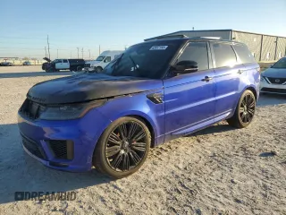 2019 Land Rover Range Rover Sport Dynamic with VIN SALWR2RE2KA818930, listed as a Copart auction lot 43557155 with 0 mi miles and Salvage Title. Bid and sale history available at carsss.com. Image 1.