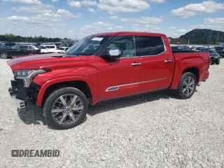 2022 Toyota Tundra Capstone Hybrid with VIN 5TFVC5DB7NX009329, listed as a Copart auction lot 36216833 with 3,226 mi miles and . Bid and sale history available at DreamBid. Image 1.