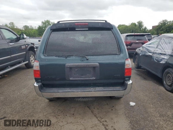 1998 Toyota 4Runner Limited with VIN JT3HN87R2W9015678, listed as a Copart auction lot 58042485 with 274,850 mi miles and Non repairable. Bid and sale history available at DreamBid. Image 6.