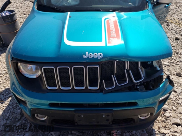 2021 Jeep Renegade Islander z VIN ZACNJDBB3MPM75714, wystawiony jako Copart lot #56912925 z przebiegiem 90 368 mil mil oraz Nie do naprawy • Non repairable. Historia ofert i sprzedaży dostępna na DreamBid. Obrazek 11.