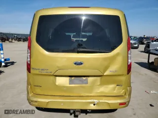 2014 Ford Transit Connect Wagon XLT with VIN NM0GE9F7XE1157901, listed as a Copart auction lot 45498225 with 181,520 mi miles and Salvage Title. Bid and sale history available at carsss.com. Image 6.