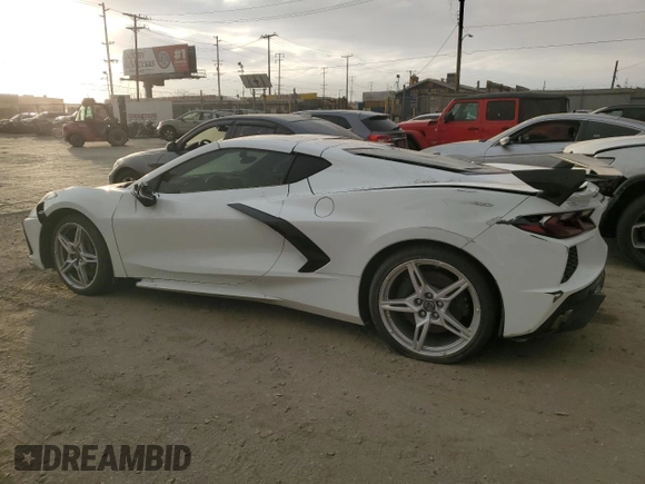2020 Chevrolet Corvette 2LT with VIN 1G1Y72D45L5102384, listed as a Copart auction lot 87914595 with 43,153 mi miles and Salvage Title. Bid and sale history available at carsss.com. Image 2.