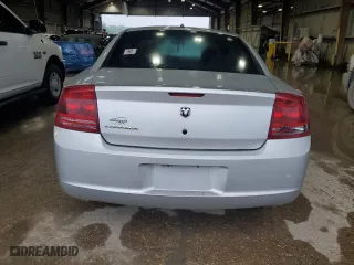 2008 Dodge Charger with VIN 2B3KA43R28H278186, listed as a Copart auction lot 54450995 with 255,044 mi miles and Salvage Title. Bid and sale history available at carsss.com. Image 6.