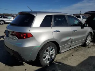 2010 Acura RDX with VIN 5J8TB1H27AA007186, listed as a Copart auction lot 45853575 with 80,761 mi miles and Salvage Title. Bid and sale history available at carsss.com. Image 3.